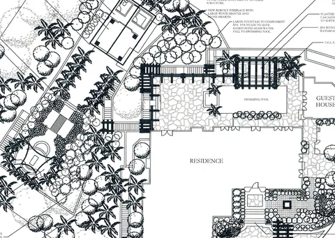 Pen & Ink Pool Concept