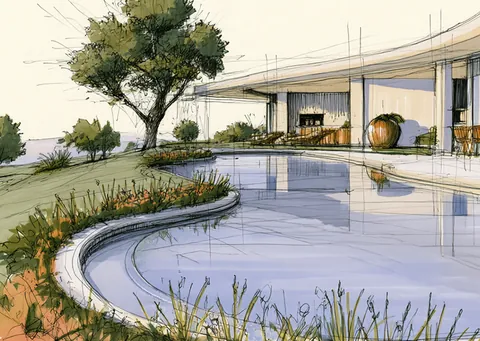 Pool Concept Rendering